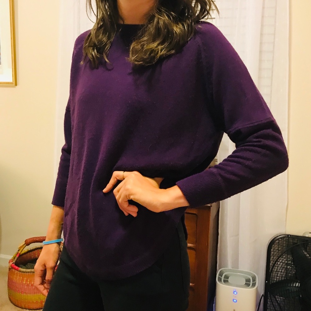Sweet Romeo plum sweater